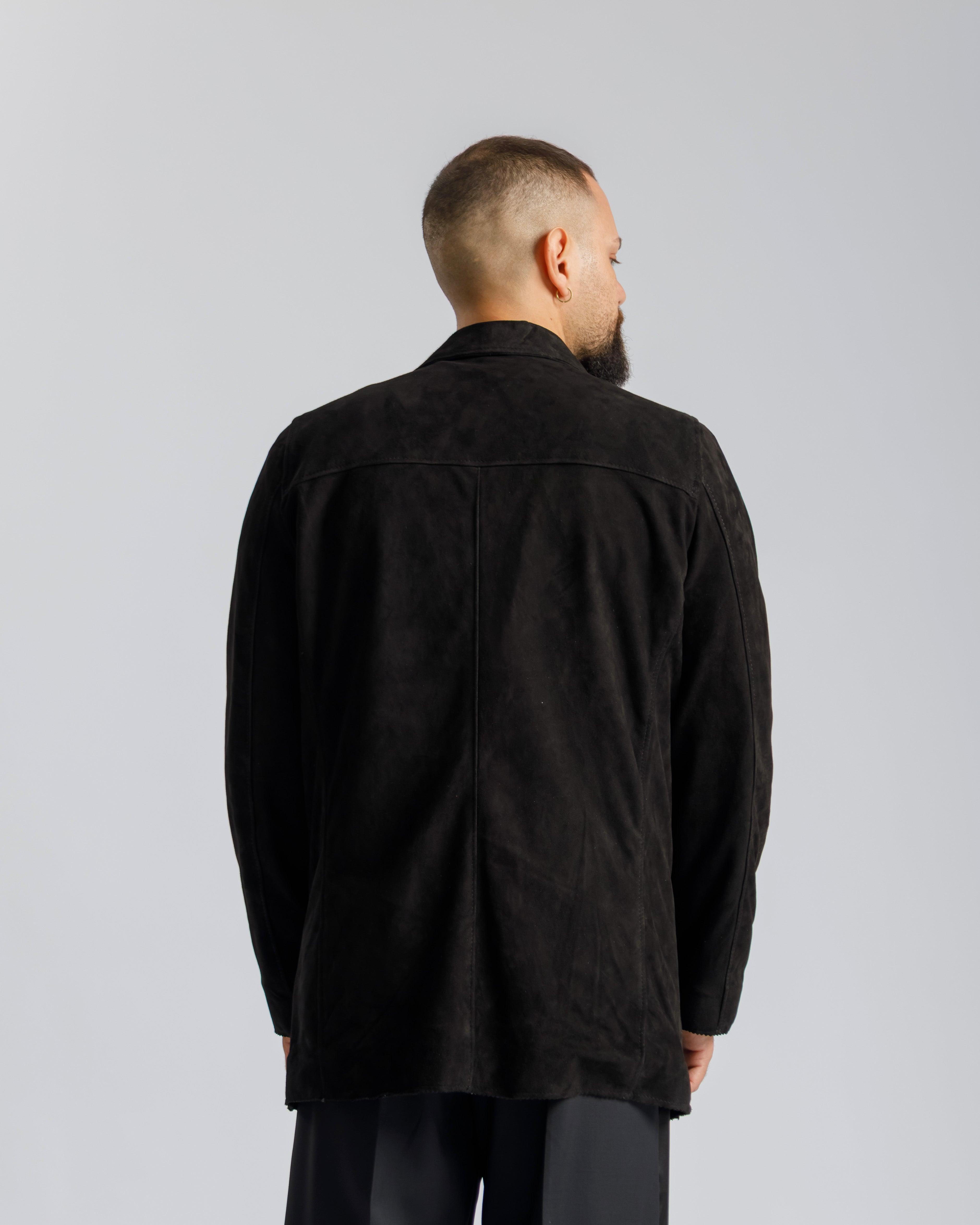 Giacca camoscio - MA71396 Nera