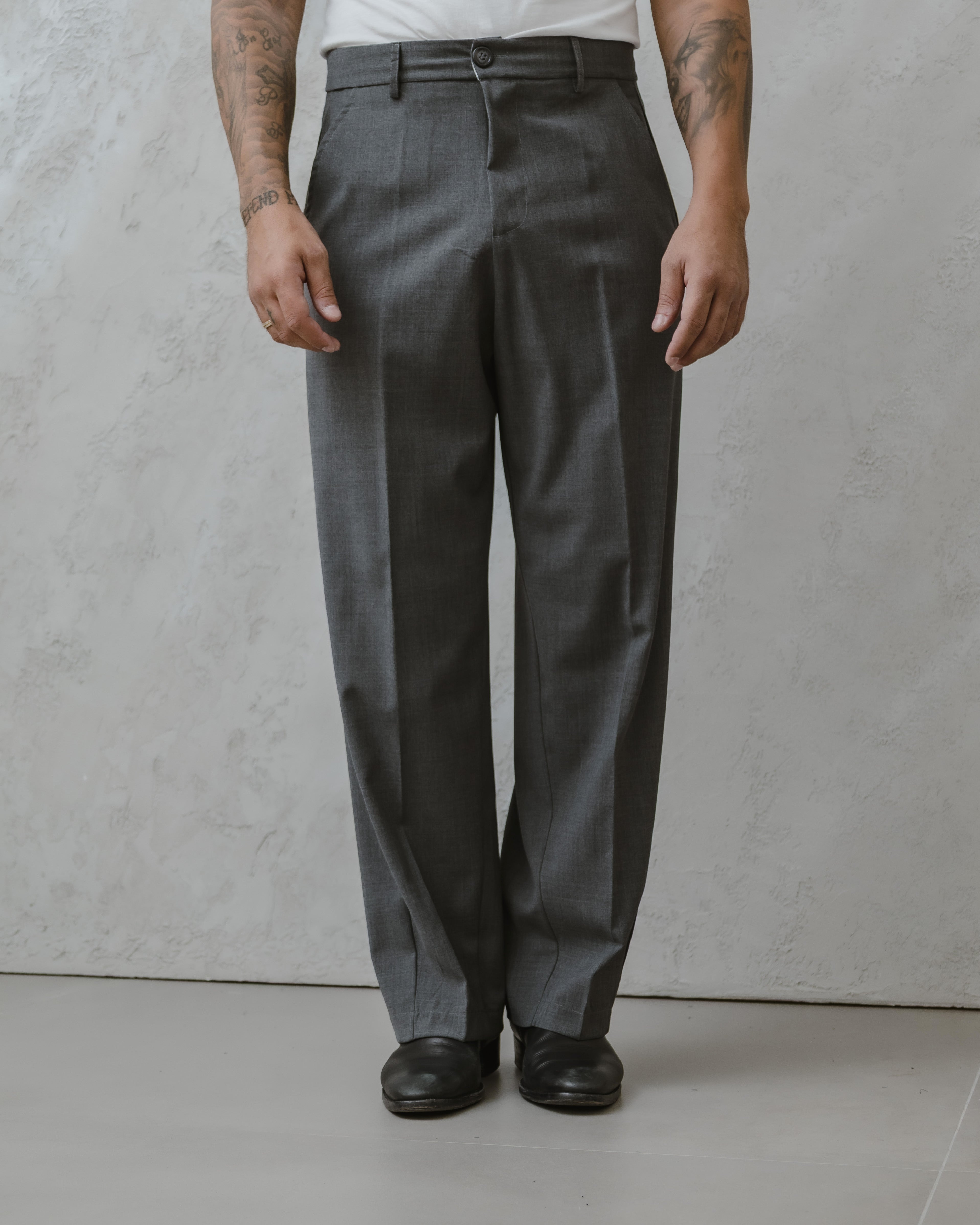 PANTALONI BALLON-MA1013 GRIGIO