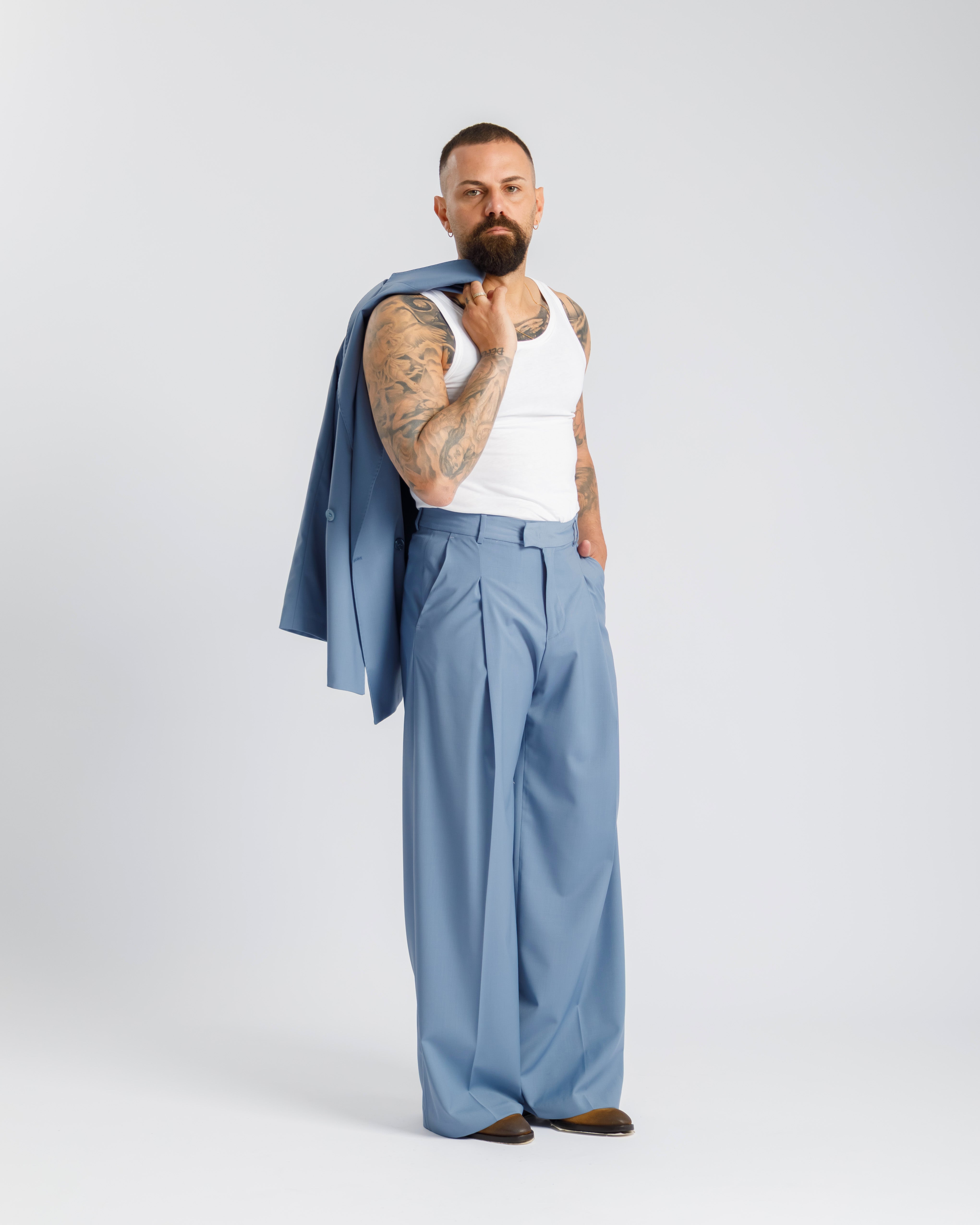 Pantaloni Wide Fit -  Ma1031 carta da zucchero