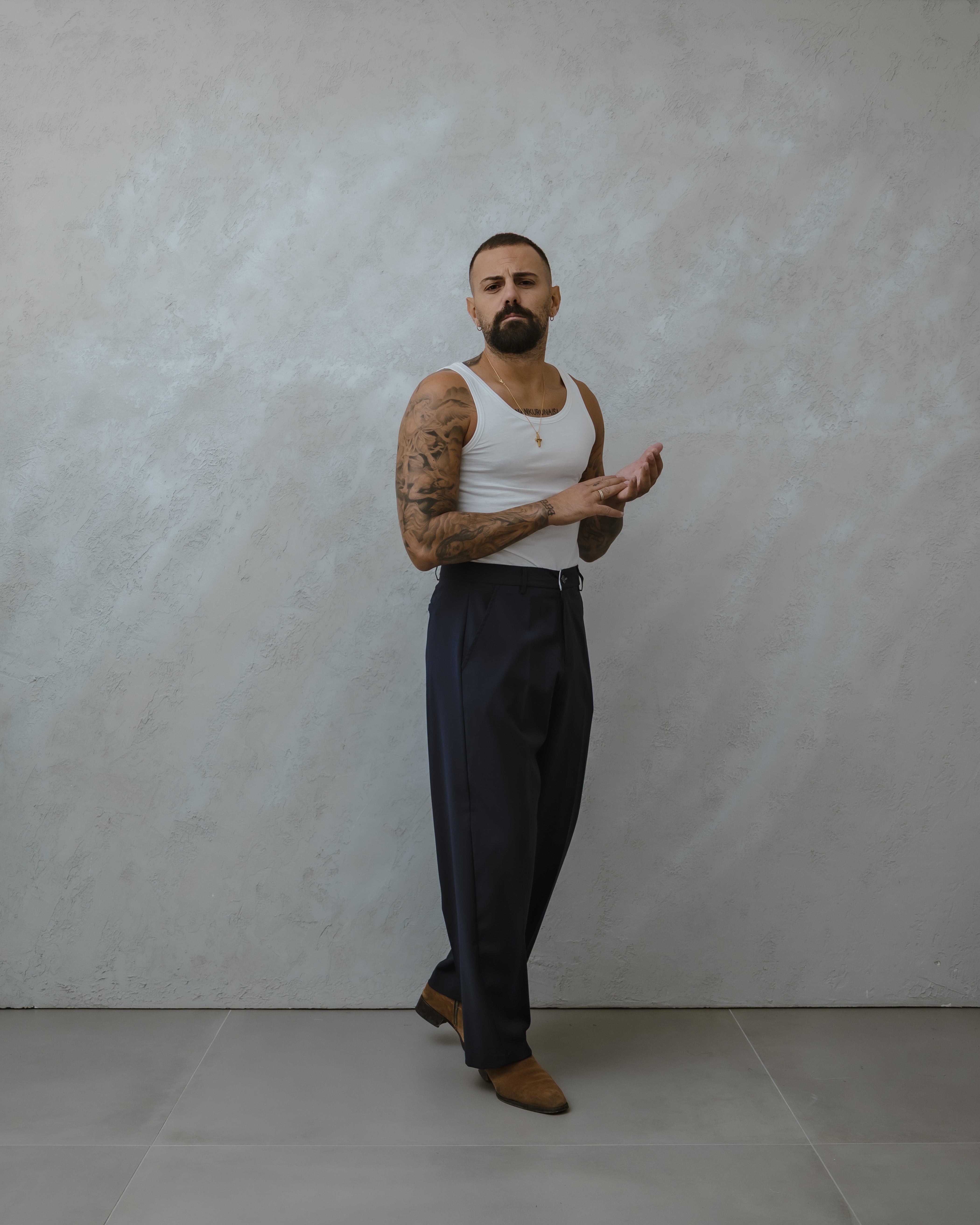 PANTALONI BALLON-MA1013 BLU