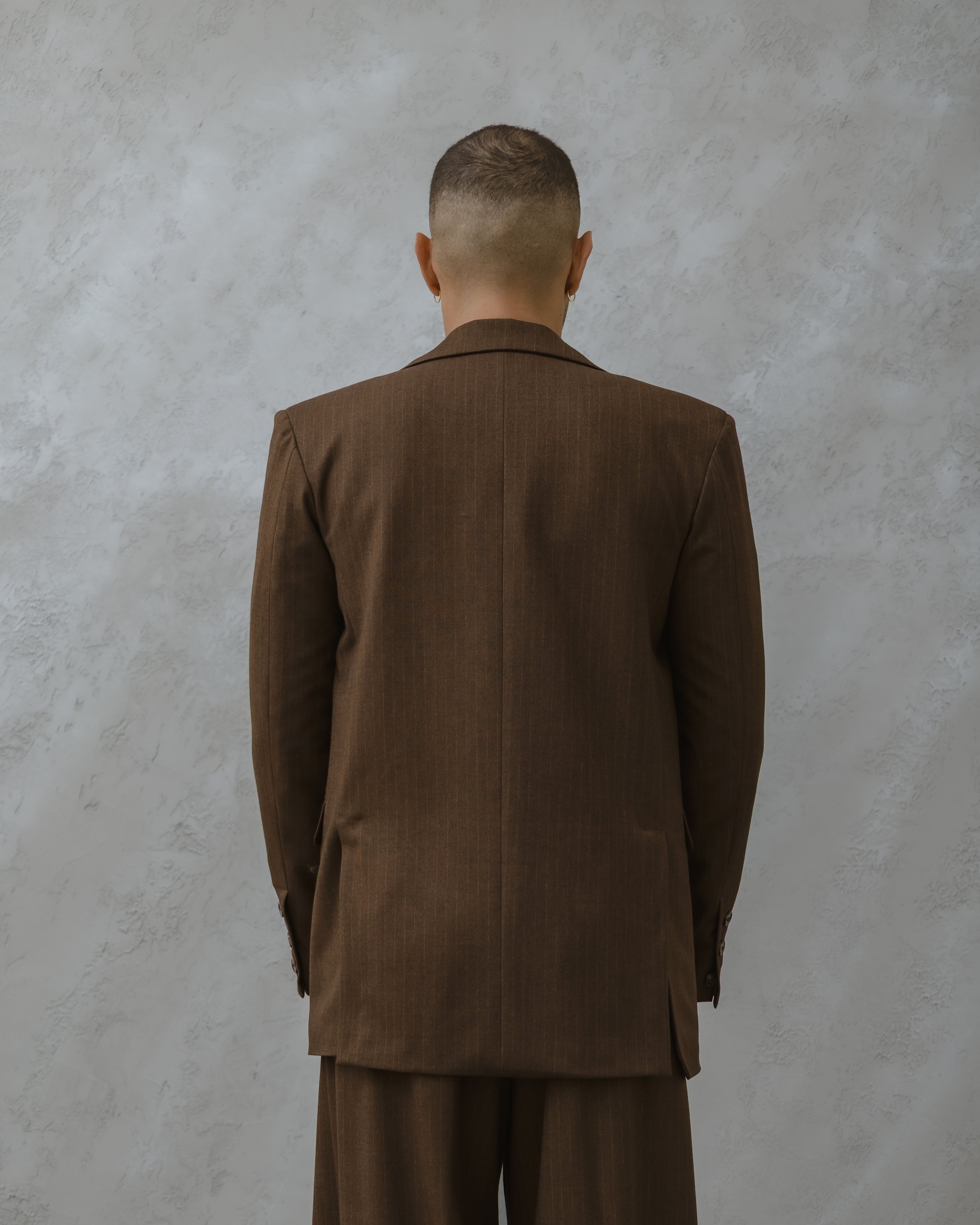 GIACCA PARIGI LANA -MA1029 MARRONE