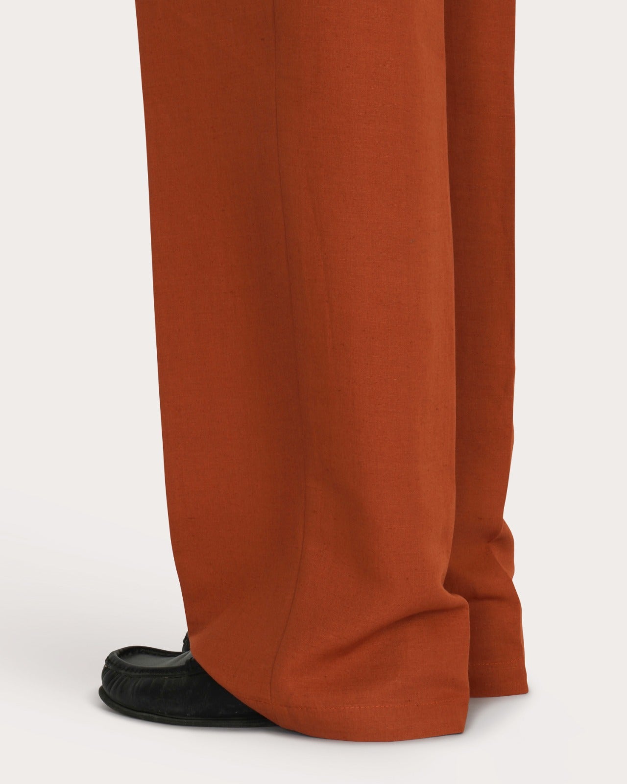 Double Button Palazzo Trousers - Ma1061 Black