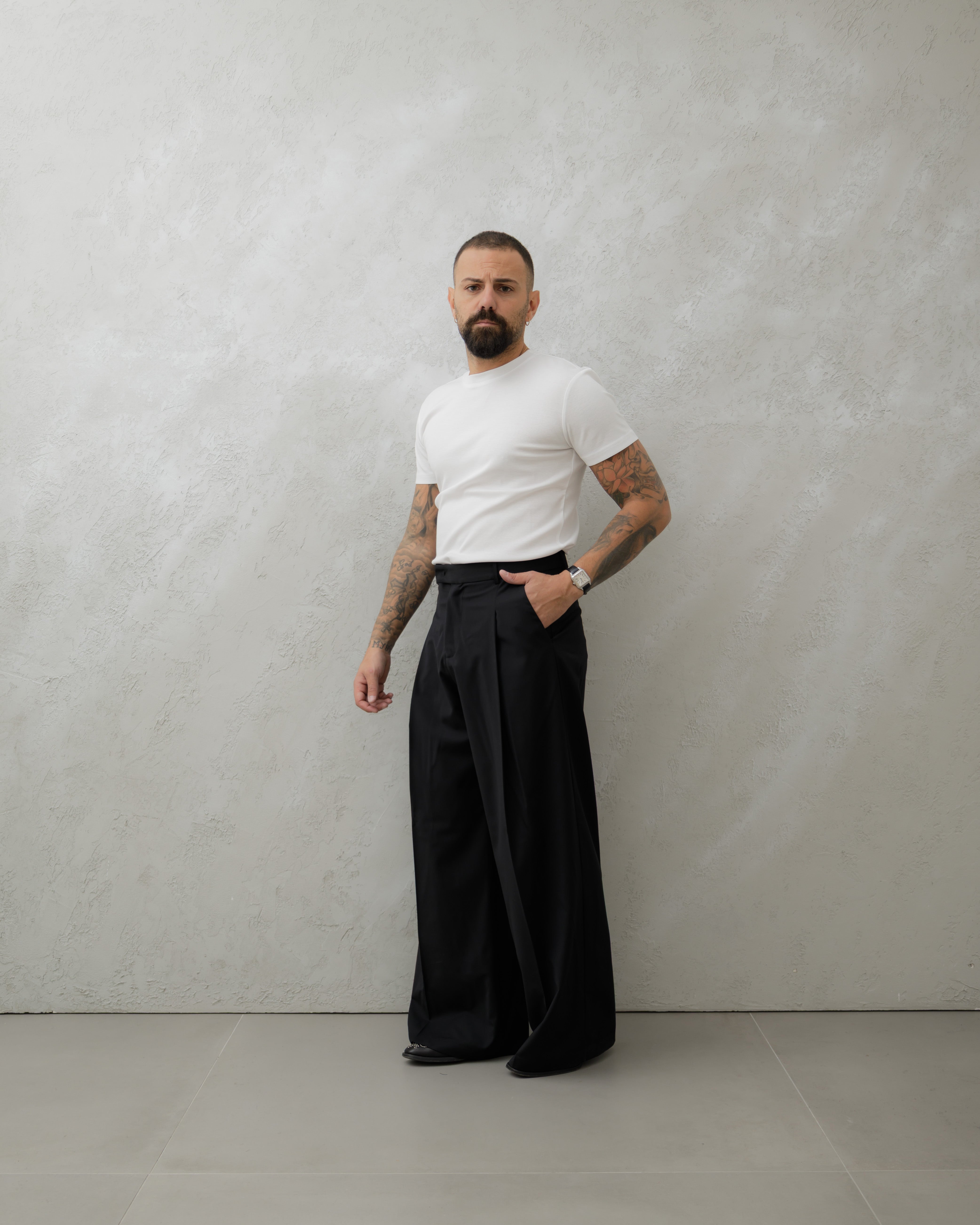 T-SHIRT FILO DI SCOZIA -  MA1009SC Bianco