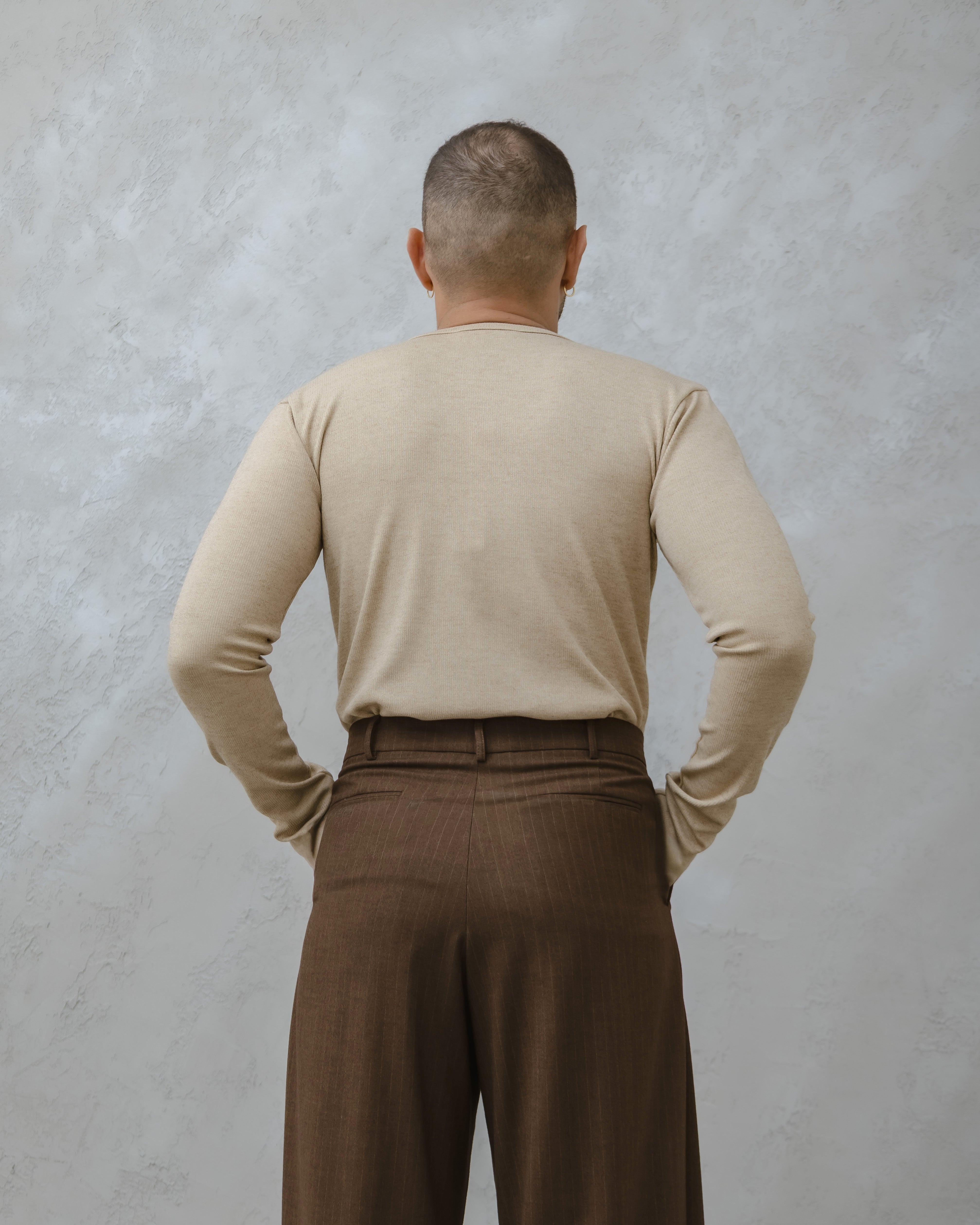 MAGLIA SERAFINA A COSTE - MA1016 Beige