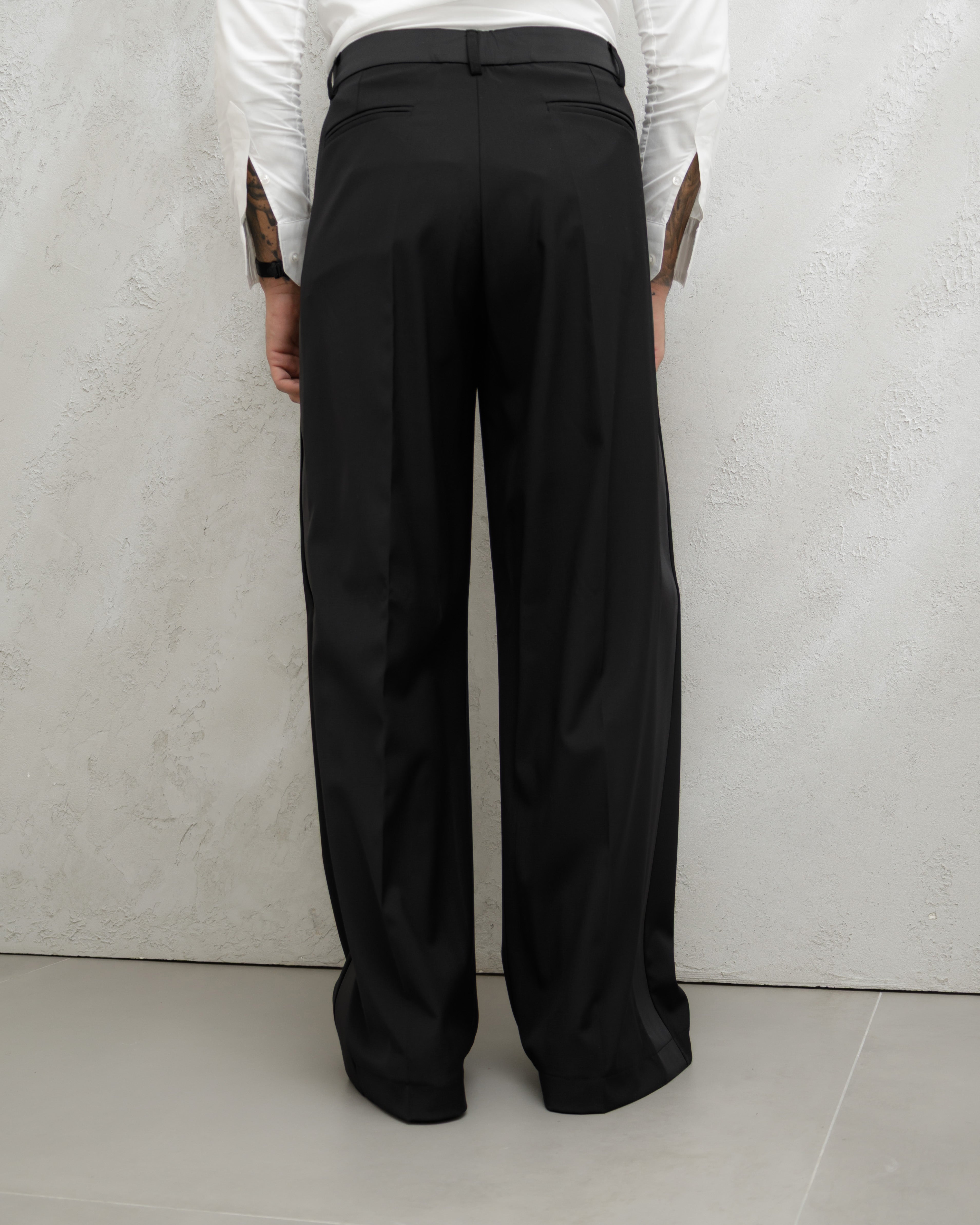 PANTALONI WIDE FIT SMOKING MA-1043