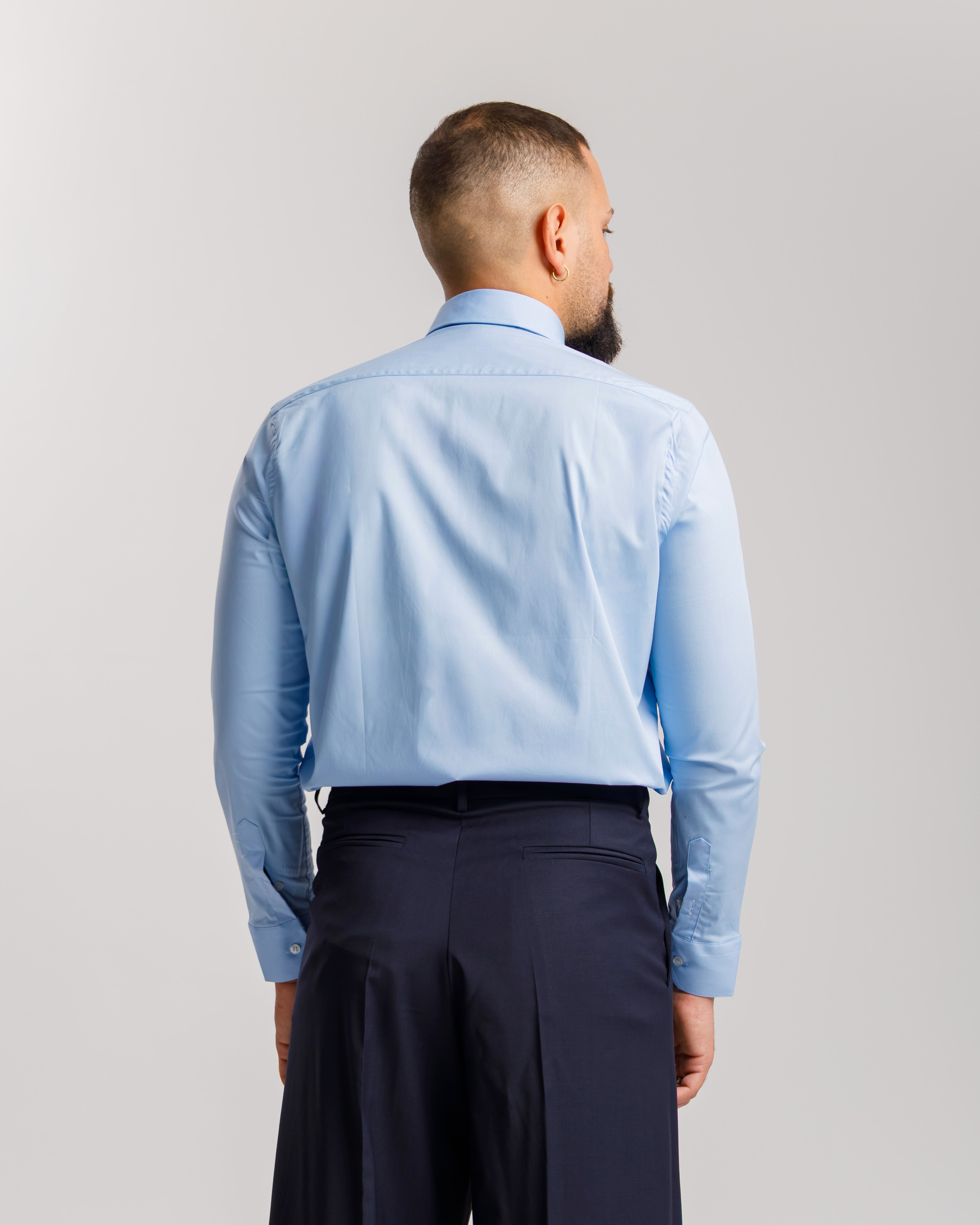 Camicia collo Italiano - AZZURRA
