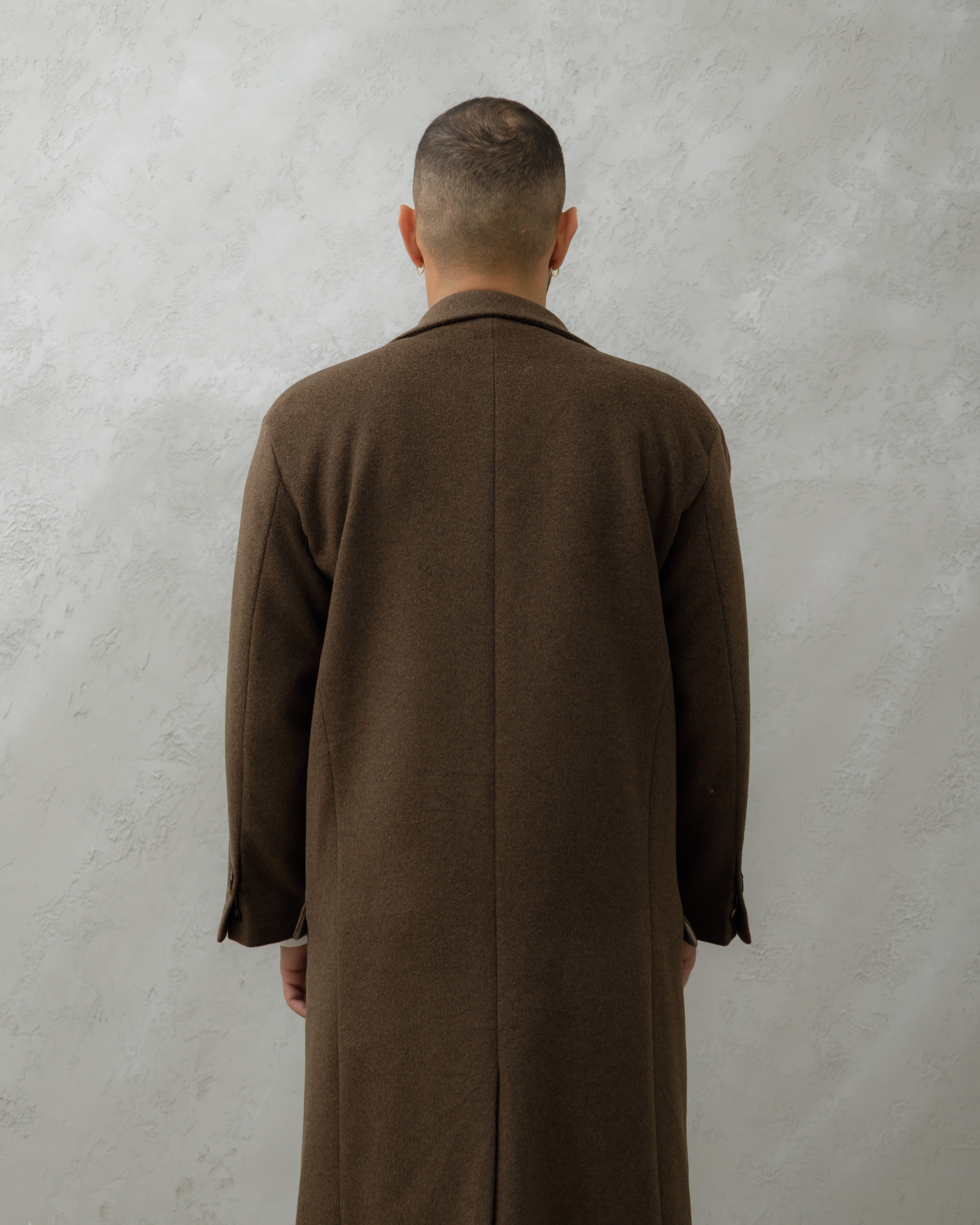 CAPPOTTO IN LANA Testa di moro