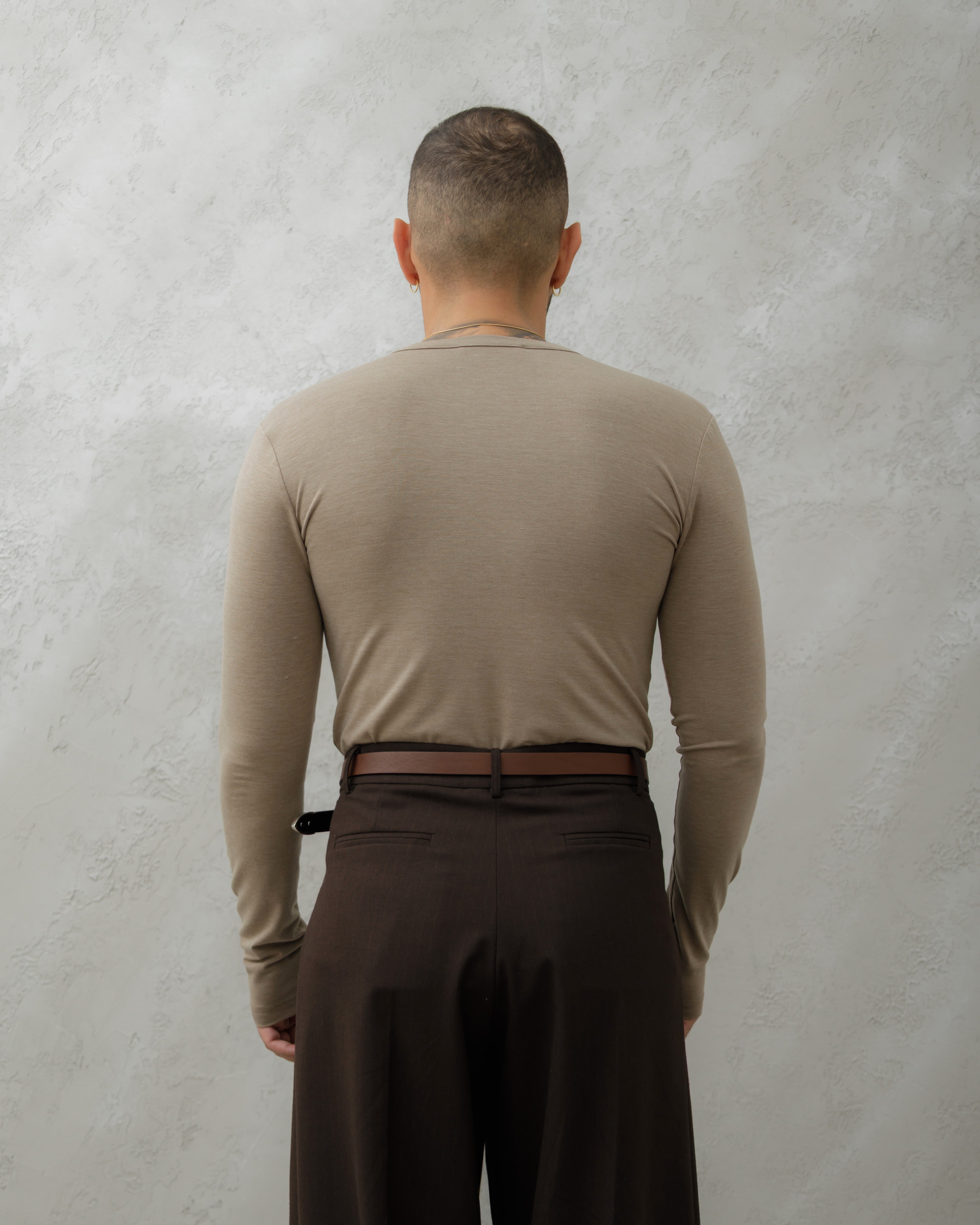 Maglia Serafina In Viscosa Beige