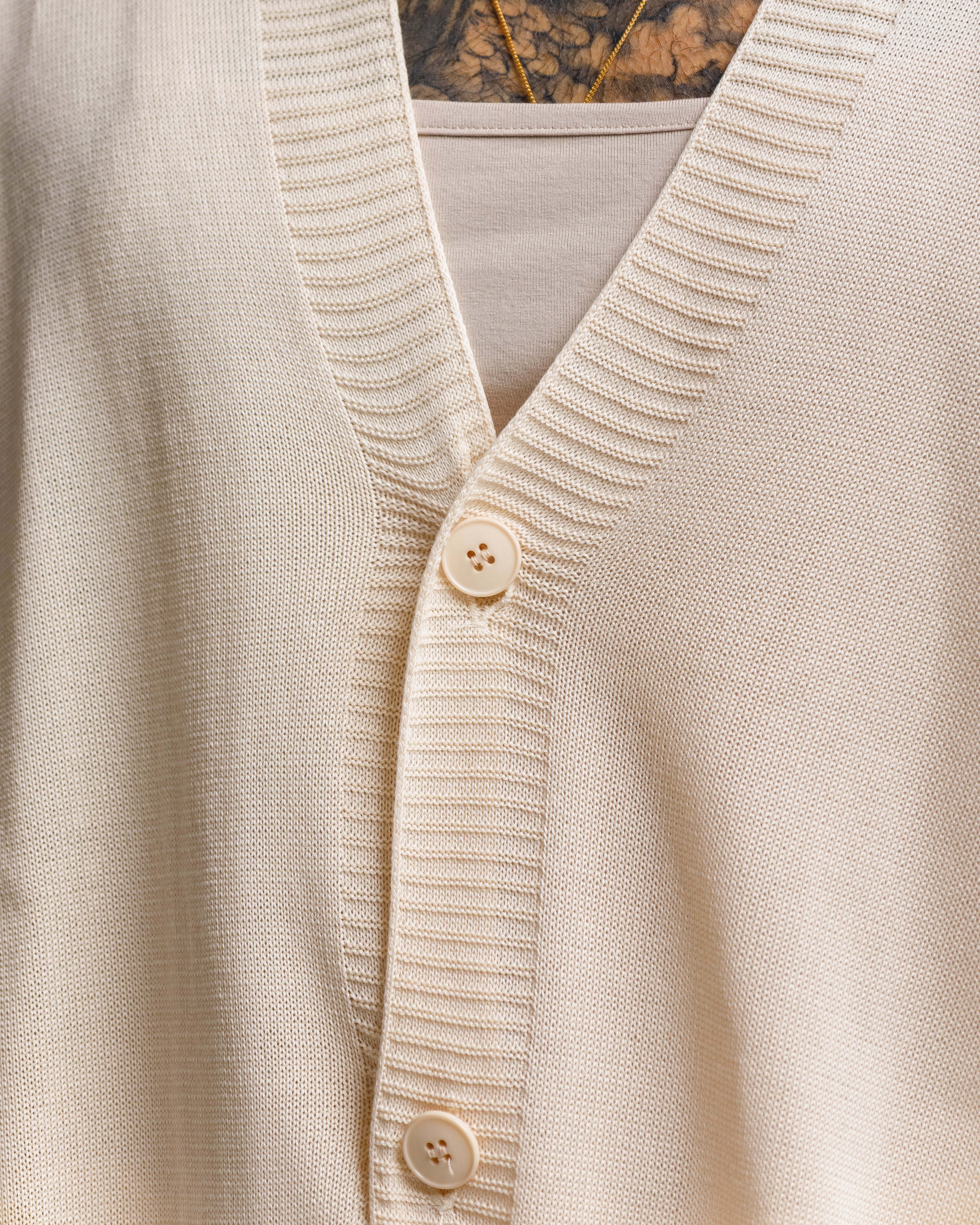 Cardigan in cotone - MSS606 CREMA