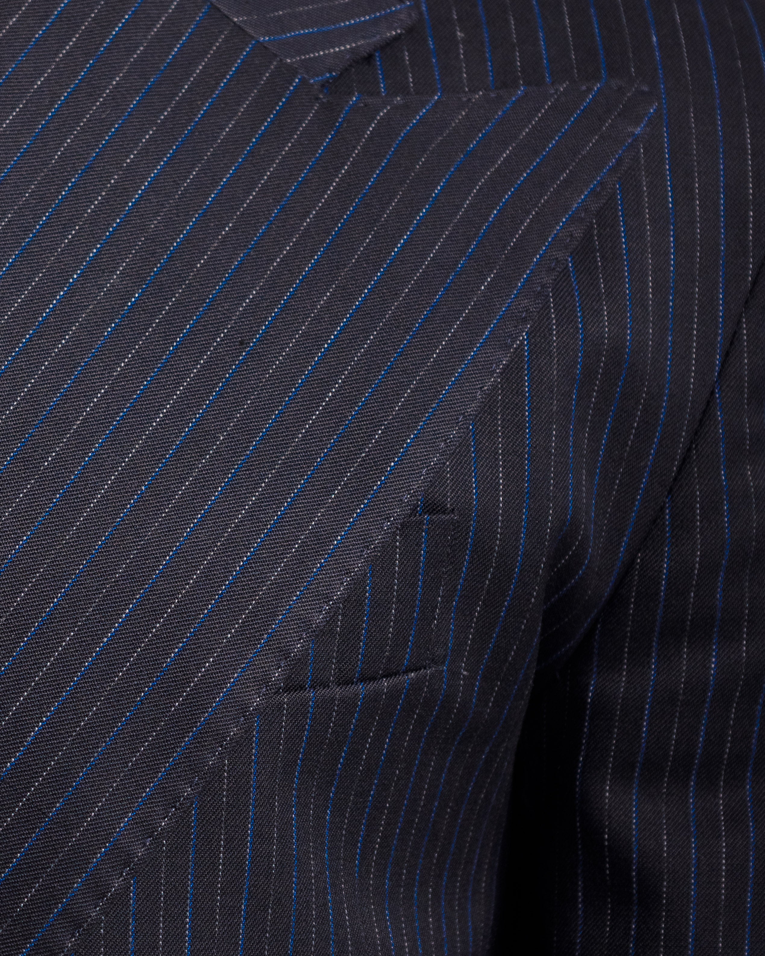 Giacca Milano  -  Ma1046 Blu Gessata
