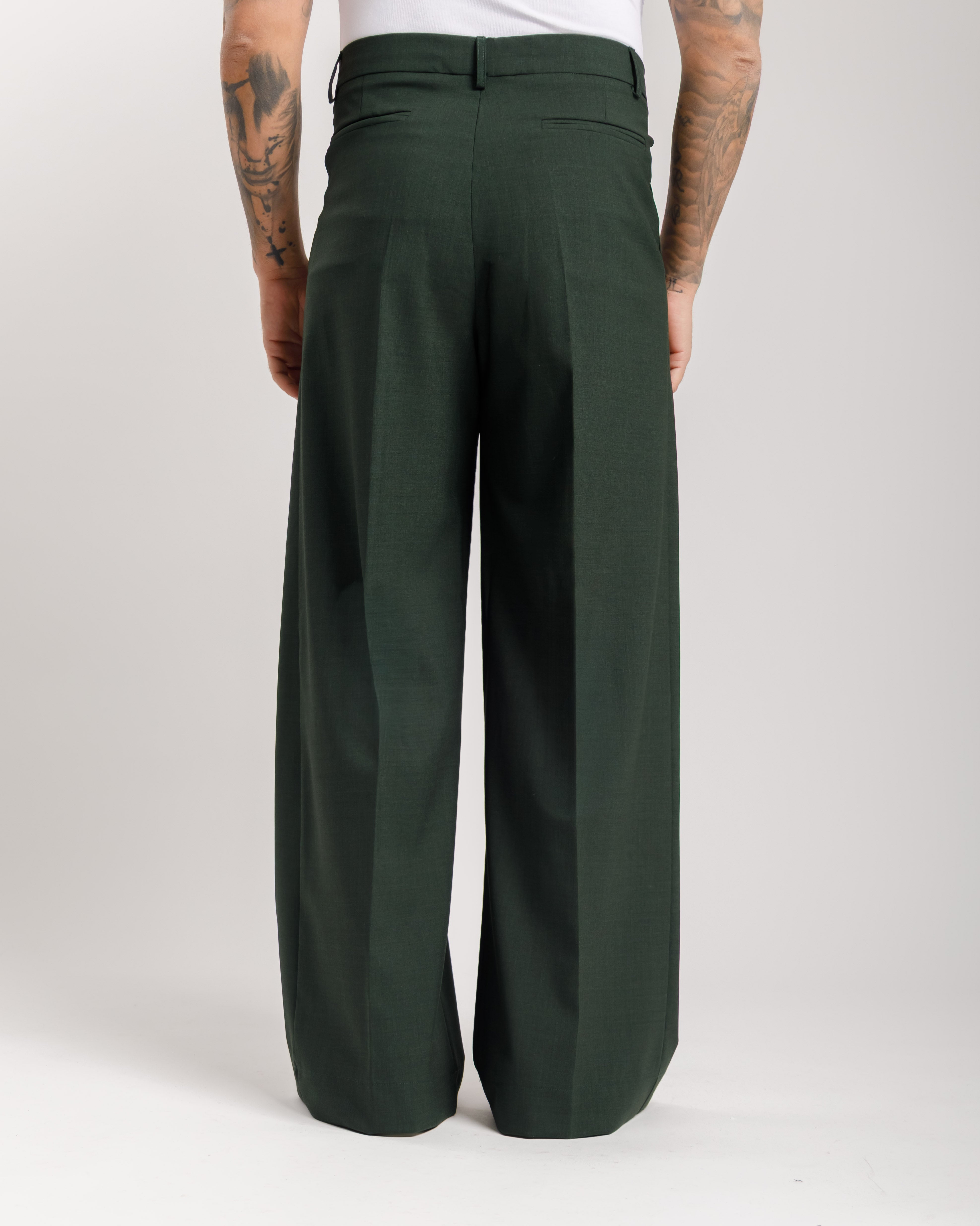 Pantaloni Wide Fit -  Ma1031 Verde