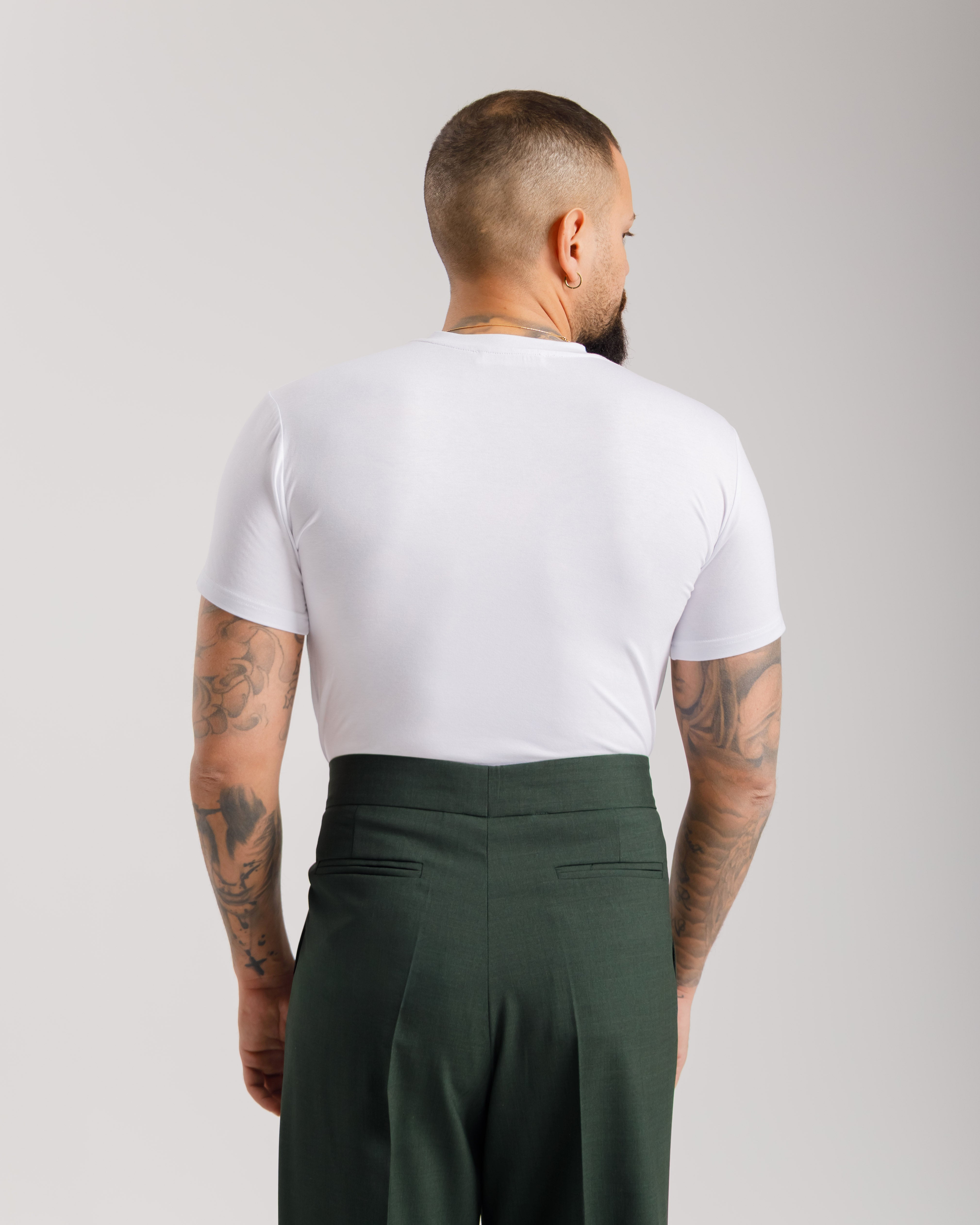 T-Shirt In Viscosa  - Ma1062 Bianca