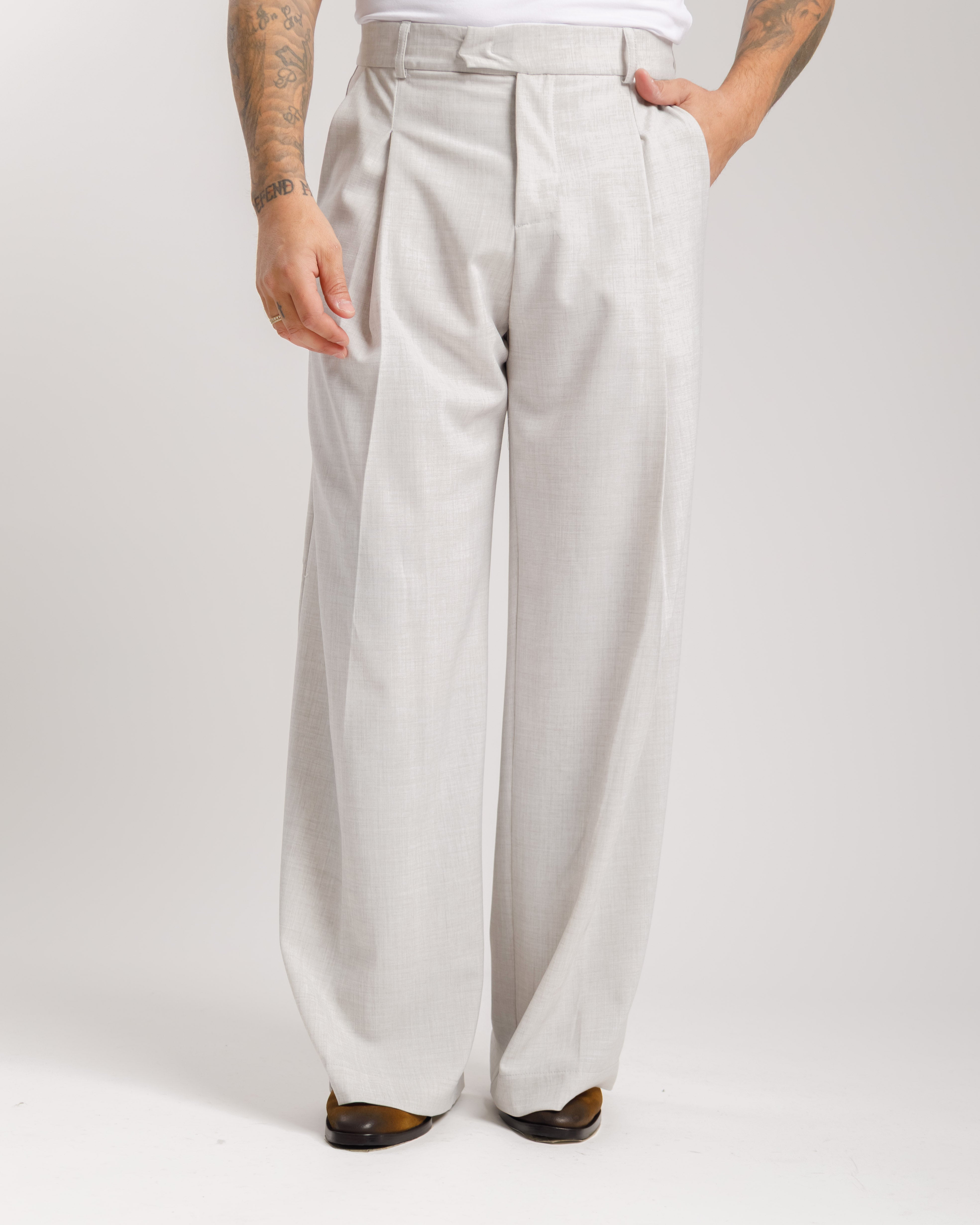Pantaloni Wide Fit -  Ma1037 Ice