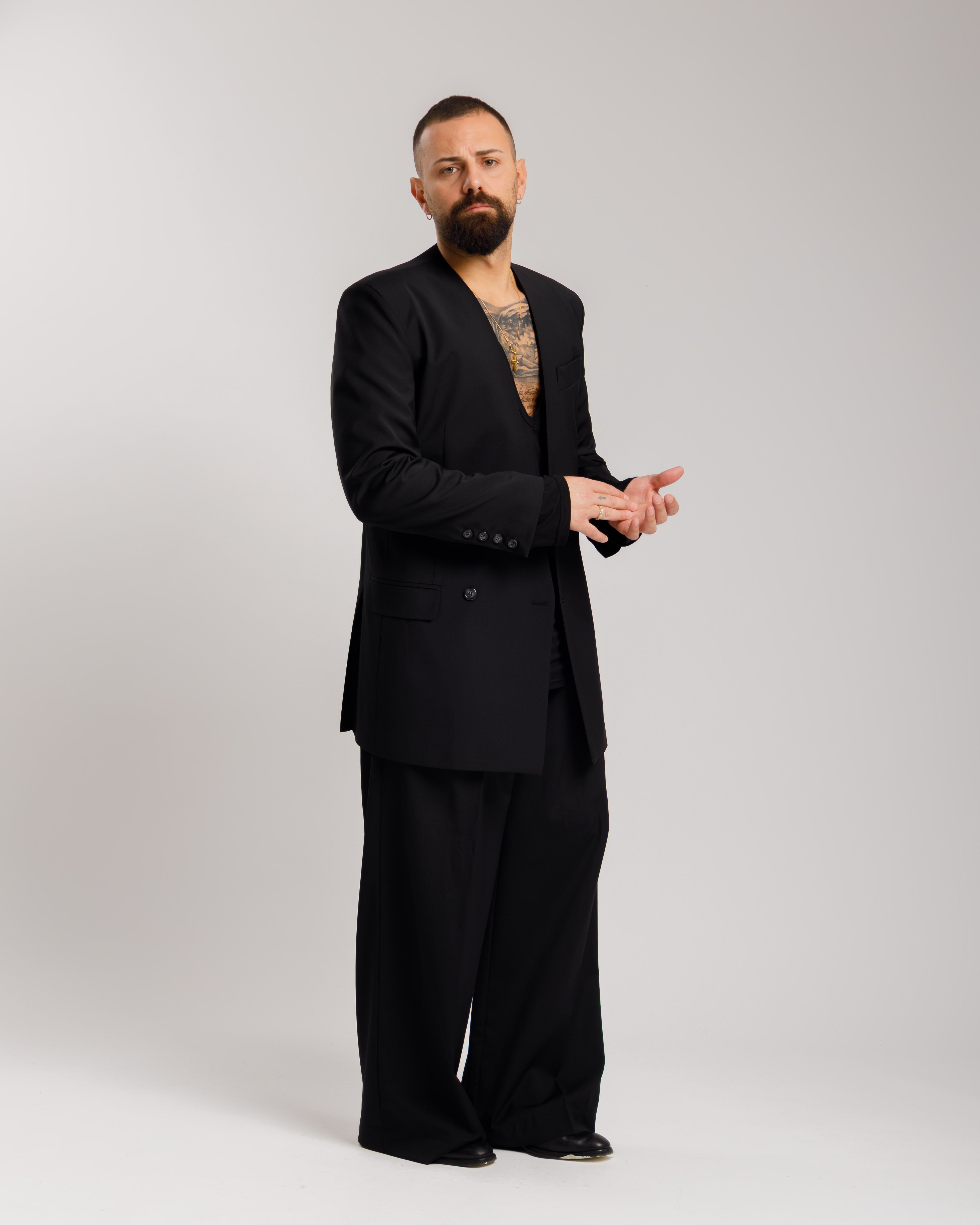 Pantaloni Wide Fit -  Ma1031 Nero